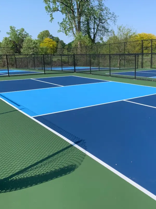 New pickleball courts