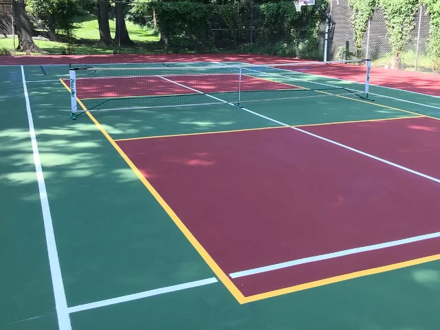 Tennis court in Louisville converted to pickleball court